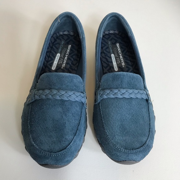 Skechers Bikers- Melbourne Suede Slip-On Shoes - Picture 5 of 6